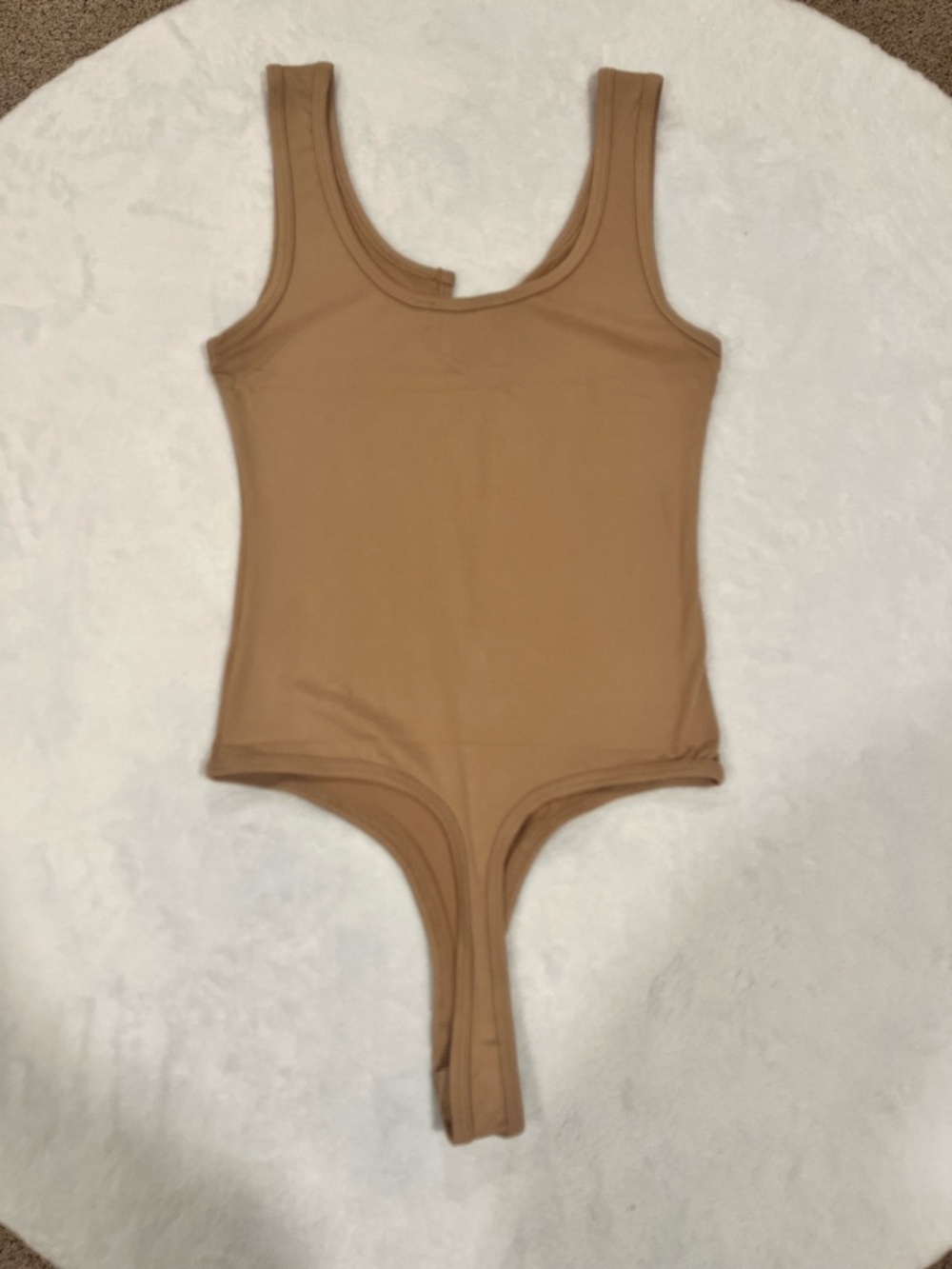 BRAND NEW Tan Zenana Bodysuit - Size Small - Picture 2 of 9